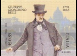 Italien Mi.Nr. 3661 Giuseppe Gioachino Belli, Petersdom, skl (0,85)