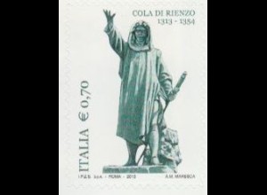 Italien Mi.Nr. 3662 Cola di Rienzo, römischer Volkstribun, skl (0,70)