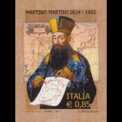 Italien Mi.Nr. 3675 Matino Martini, Jesuit, Kartograph, skl (0,85)