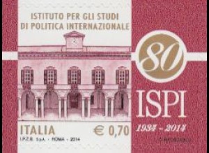Italien Mi.Nr. 3684 Institut für intern.Politische Studien Mailand, skl (0,70)