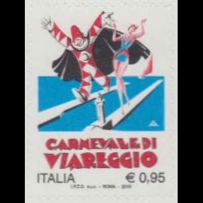 Italien Mi.Nr. 3879 Folklore, Karneval in Viareggio, skl (0,95)