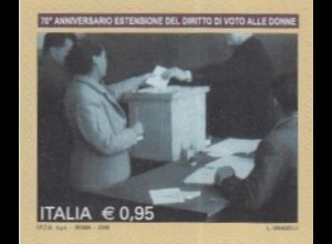 Italien Mi.Nr. 3914 70Jahre Frauenwahlrecht, skl (0,95)