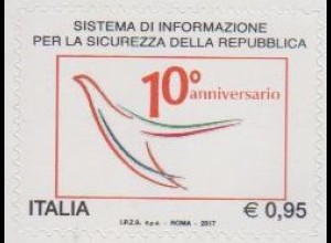 Italien MiNr. 4025 Gemeinsinn, Informationssystem f.d.Sicherheit, skl (0,95)