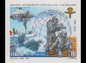 Italien MiNr. 4071 Gemeinsinn, Antiterror Spezialeinheit GIS, skl (B)