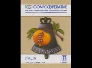 Italien MiNr. 4120 Ital.Genossenschaftsbund, Granatapfel, Glocke, skl (B)