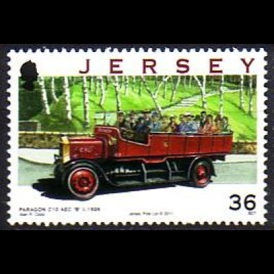 Jersey Mi.Nr. 1529 Transportwesen auf Jersey: Omnibusse, Paragon C 10 (36)