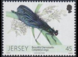 Jersey Mi.Nr. 1745 Libellen, Blauflügel-Prachtlibelle (45)