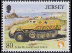Jersey Mi.Nr. 1761 Militärfahrzeuge, Halbkettenfahrzeug (80)