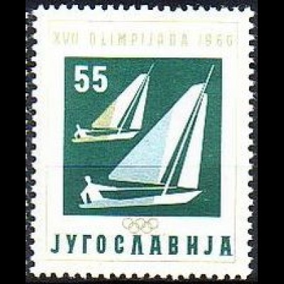 Jugoslawien Mi.Nr. 914 Olympische Spiele Rom 1960, Segler (55)