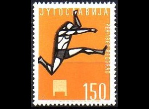 Jugoslawien Mi.Nr. 1022 Europ. Leichtathletik Meistersch. Weitspringer (150)