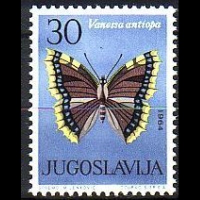 Jugoslawien Mi.Nr. 1070 Schmetterlinge, Trauermantel (30)