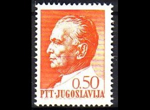 Jugoslawien Mi.Nr. 1283 Freim. Präsident Tito (0,50)