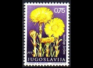 Jugoslawien Mi.Nr. 1331 Heilpflanzen, Huflattich (0,75)