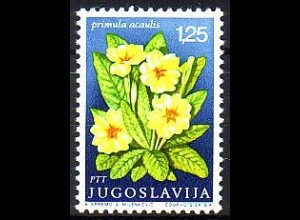 Jugoslawien Mi.Nr. 1332 Heilpflanzen, Primel (1,25)