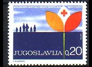 Jugoslawien Mi.Nr. 38 Zwangszuschlagsm. Rotes Kreuz, Blume + Familie (0,20)