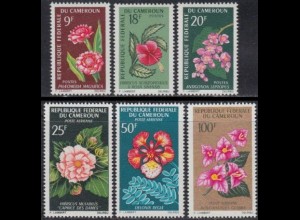 Kamerun Mi.Nr. 463-68 Blumen (6 Werte)