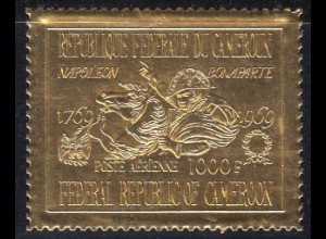 Kamerun Mi.Nr. 581 Napoleon Bonaparte auf goldbeschicht. Papier (1000)