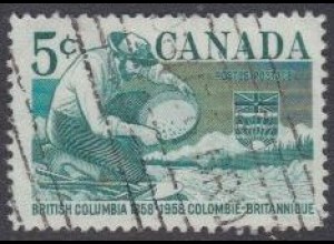 Kanada Mi.Nr. 324 Provinz Columbia, Goldwäscher (5)
