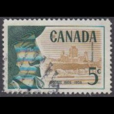 Kanada Mi.Nr. 326 Gründung Quebecs, Samuel de Champlain (5)