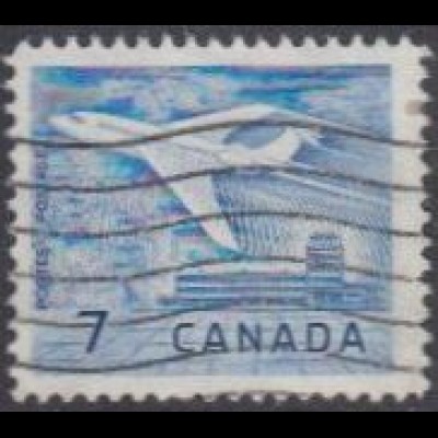 Kanada Mi.Nr. 358 Freim. Flughafen Ottawa, startendes Flugzeug (7)