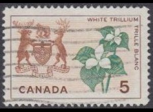 Kanada Mi.Nr. 362 Wappen Ontario, Waldlilie (5)