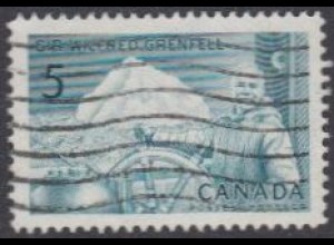 Kanada Mi.Nr. 382 Wilfred Grenfel, Arzt, am Steuer seines Rettungsschiffes (5)