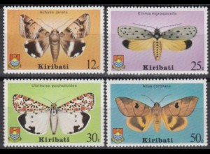 Kiribati Mi.Nr. 354-57 Falter (4 Werte)