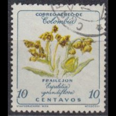 Kolumbien Mi.Nr. 911 Freim. Blumen, Espeletia grandiflora (10)