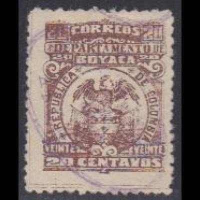 Kolumbien (Boyacá) Mi.Nr. 4A Freim. Wappen (20)