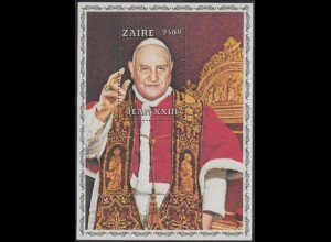 Kongo (Zaire) Mi.Nr. Block 25 Papst Johannes XXIII 