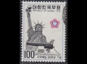 Korea-Süd Mi.Nr. 1039 200J.USA-Unabhängigkeit, Freiheitsstatue (100)