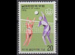 Korea-Süd Mi.Nr. 1050 Olympia 1976 Montreal, Volleyball (20)