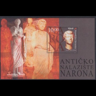 Kroatien Mi.Nr. Block 25 Antike Fundstätte Narona