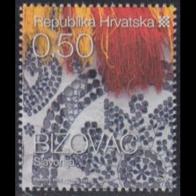 Kroatien Mi.Nr. 874A Freim. Kunsthandwerk, Bizovac (0,50)