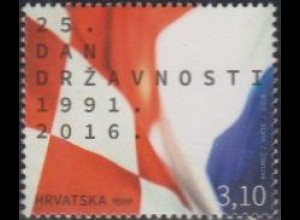 Kroatien MiNr. 1233 25Jahre Staatsfeiertag, Nationalflagge (3,10)