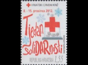 Kroatien Zwangszuschlagsm.Mi.Nr. 127 Rotes Kreuz, Woche der Solidarität (1,55)