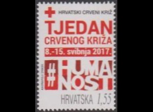 KroatienZwangszuschlagsm.MiNr. 147 Rotes Kreuz, Woche des Roten Kreuzes (1,55)