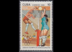 Kuba Mi.Nr. 3366 Olympia 1992 Barcelona, Volleyball (10)