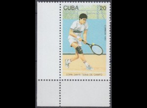 Kuba Mi.Nr. 3656 Tennis Davis-Cup, Beidhändige Rückhand (20)