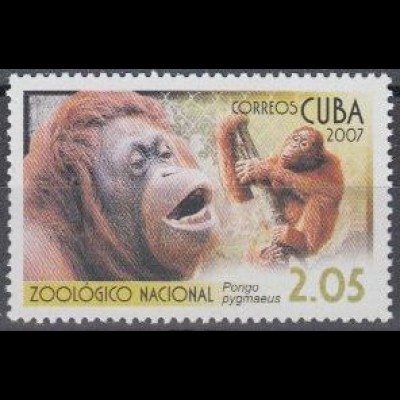 Kuba Mi.Nr. 4911 Zoo Havanna, Orang-Utan (2,05)