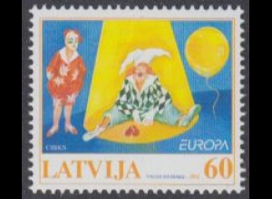 Lettland Mi.Nr. 568 Europa 02, Zirkus, Clowns (60)
