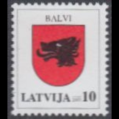 Lettland Mi.Nr. 584 Freim. Wappen, Balvi (10)