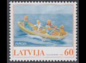 Lettland Mi.Nr. 613 Europa 04, Ferien, Familie auf Boot (60)