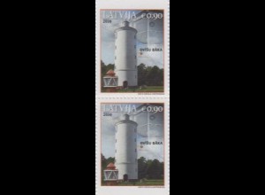 Lettland MiNr. 993Do/Du Leuchtturm von Ovisi (Paar)