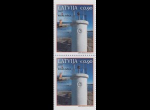Lettland MiNr. 1022Do/Du Leuchtturm von Roja (Paar)