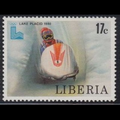 Liberia Mi.Nr. 1170A Olympische Winterspiele Lake Placid, Bob (17)