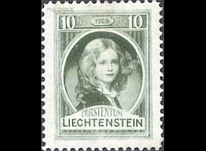 Liechtenstein Mi.Nr. 90 Regierungsantritt Franz I., Jugendbild (10)