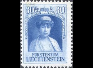 Liechtenstein Mi.Nr. 92 Regierungsantritt Franz I., Fürstin Elsa (30)
