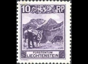 Liechtenstein Mi.Nr. 96A Freim. Alm, gez. 10 1/2 (10)