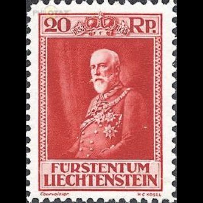 Liechtenstein Mi.Nr. 123 80. Geb. Fürst Franz. I. (20)